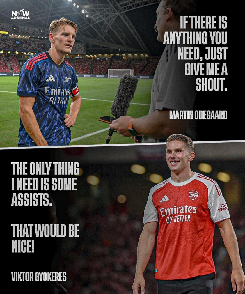 Odegaard và Gyokeres