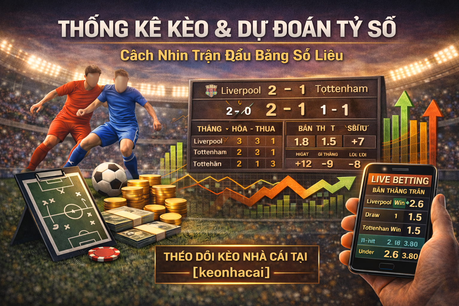 Dự đoán tỷ số và thống kê kèo