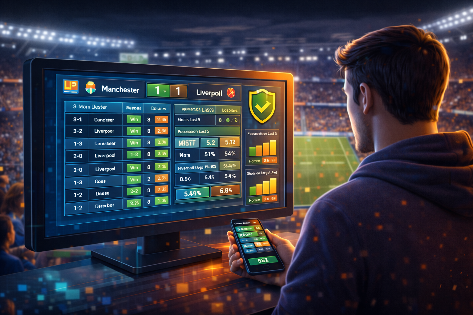 Dự đoán tỷ số – bước nâng cao trong cá cược bóng đá