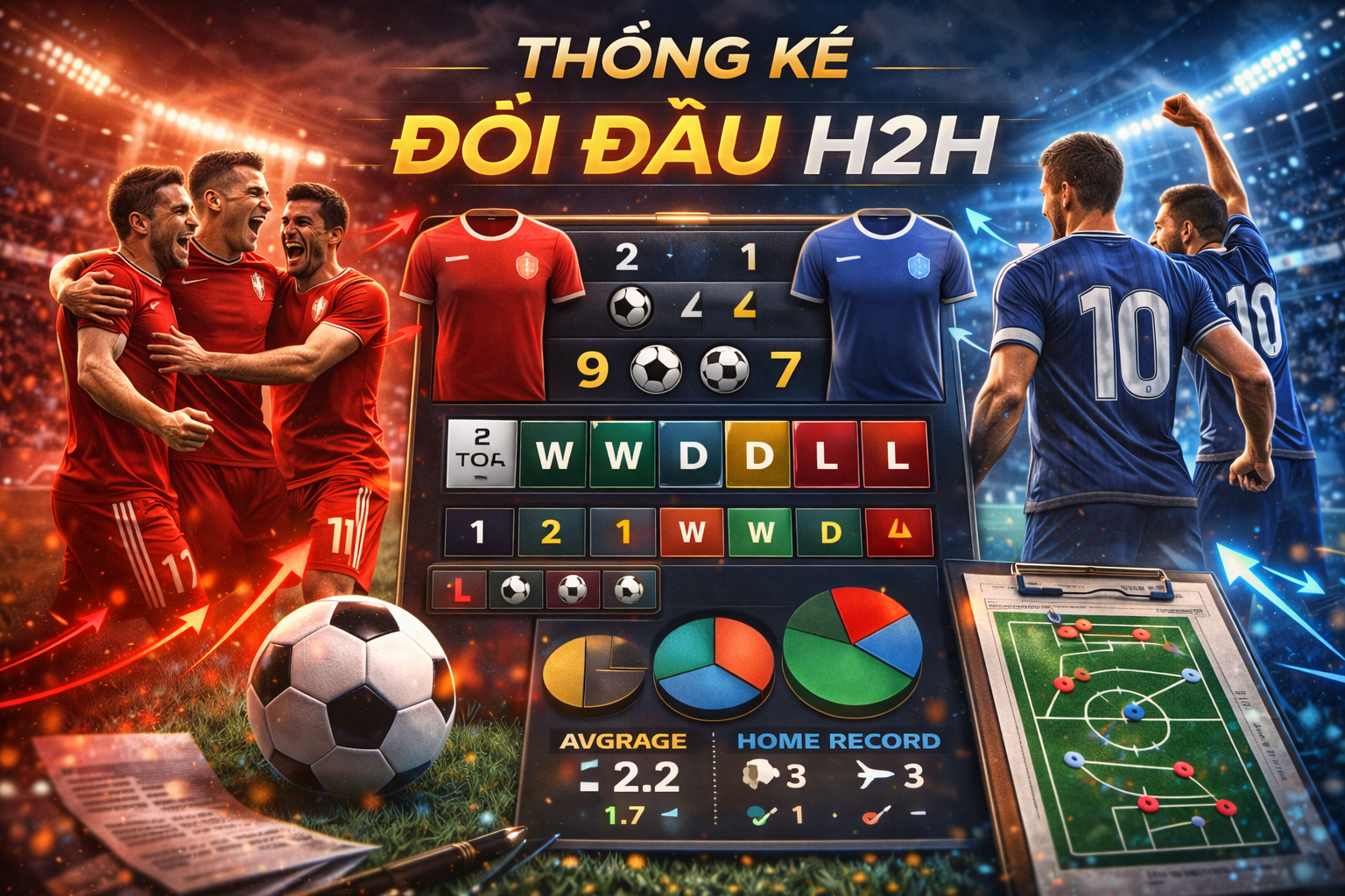 Thống kê đối đầu H2H bóng đá